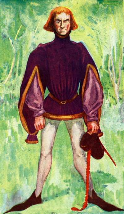 Costume maschile durante il regno di Edoardo IV (1461-1483) da Dion Clayton Calthrop